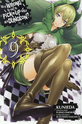 Обложка книги Неужели искать встречи в подземелье − неправильно? / В подземелье я пойду, там красавицу найду / Danmachi 9 том