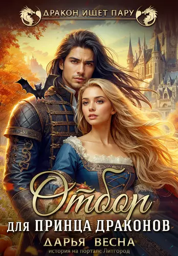 Обложка книги Отбор для принца драконов