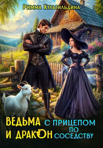Обложка книги ВЕДЬМА с прицепом И ДРАКОН по соседству